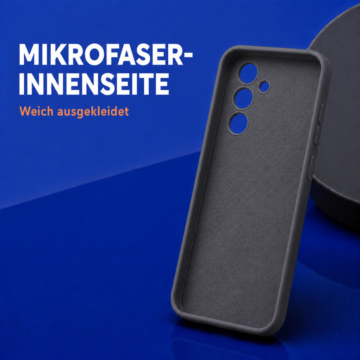 Samsung Galaxy A24 5G - Silikon Hülle Soft-Touch Anthrazit