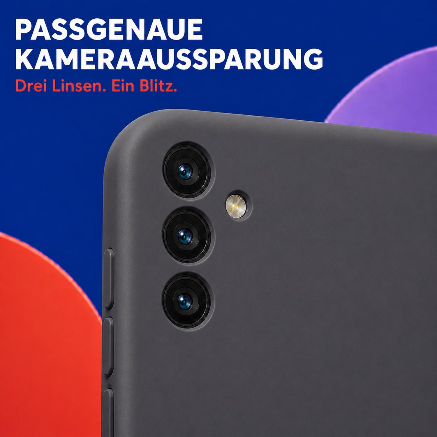Samsung Galaxy A24 5G - Silikon Hülle Soft-Touch Anthrazit