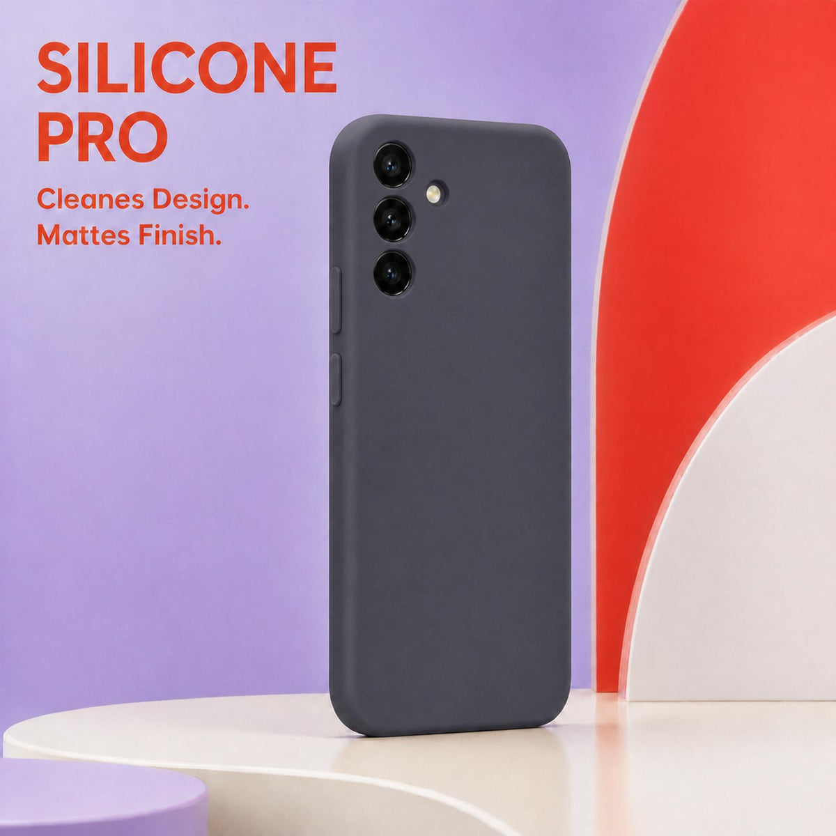 Samsung Galaxy A24 5G - Silikon Hülle Soft-Touch Anthrazit