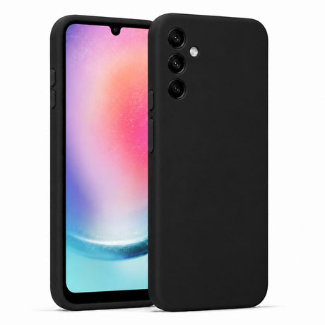 Samsung Galaxy A24 5G - Silikon Hülle Soft-Touch Schwarz