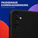 Samsung Galaxy A24 5G - Silikon Hülle Soft-Touch Schwarz