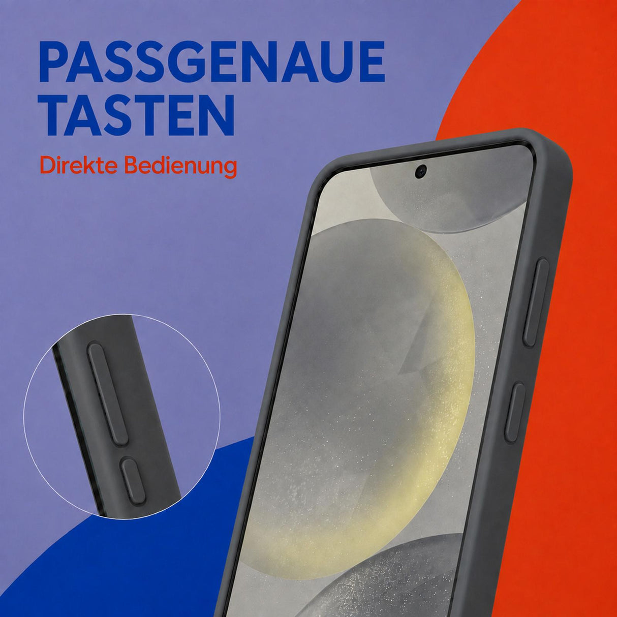 Samsung Galaxy A25 5G - Silikon Hülle Soft-Touch Anthrazit