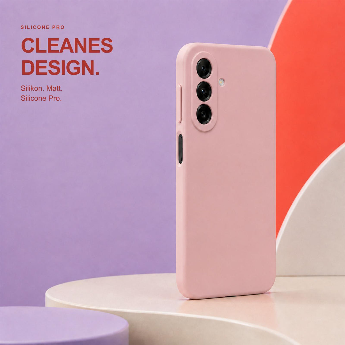 Samsung Galaxy A26 5G - Silikon Hülle Soft-Touch Altrosa