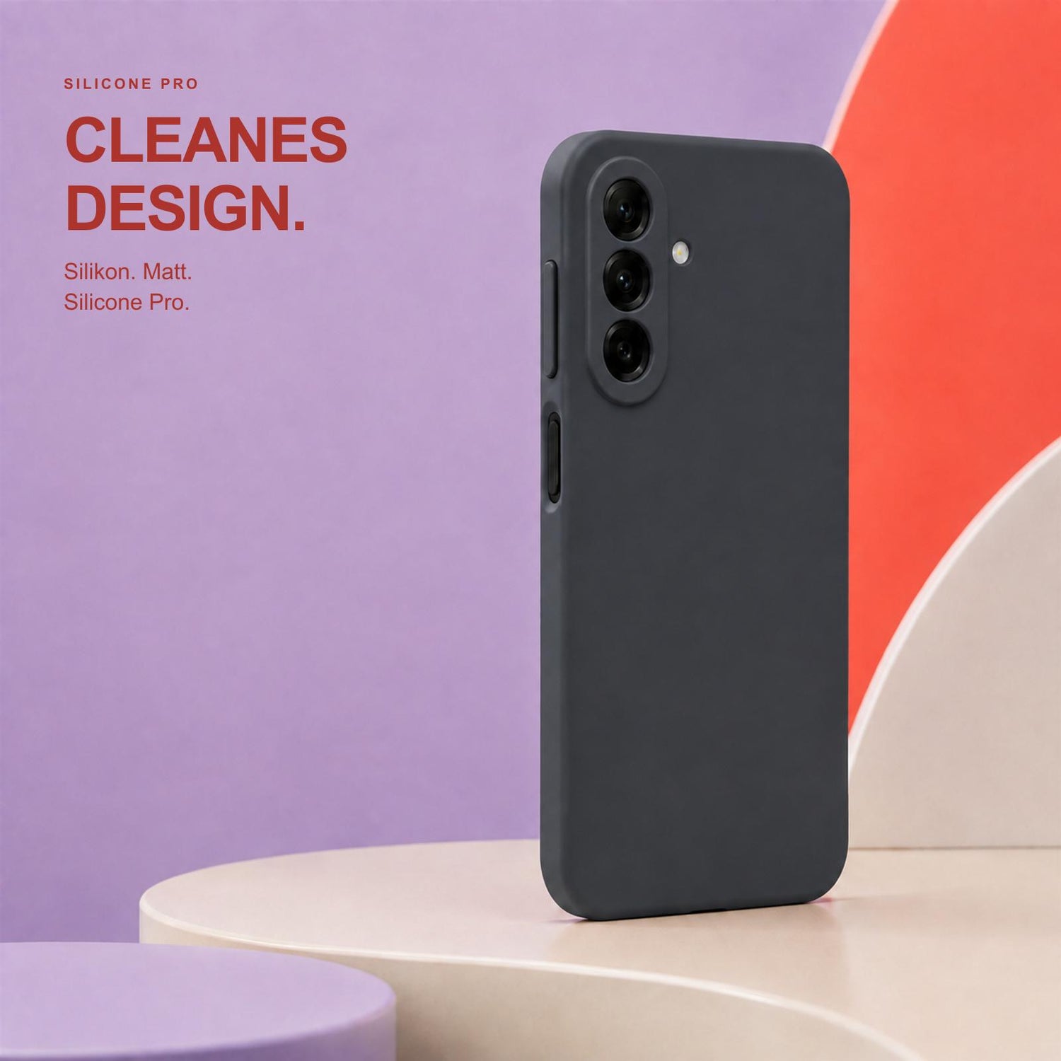 Samsung Galaxy A26 5G - Silikon Hülle Soft-Touch Anthrazit