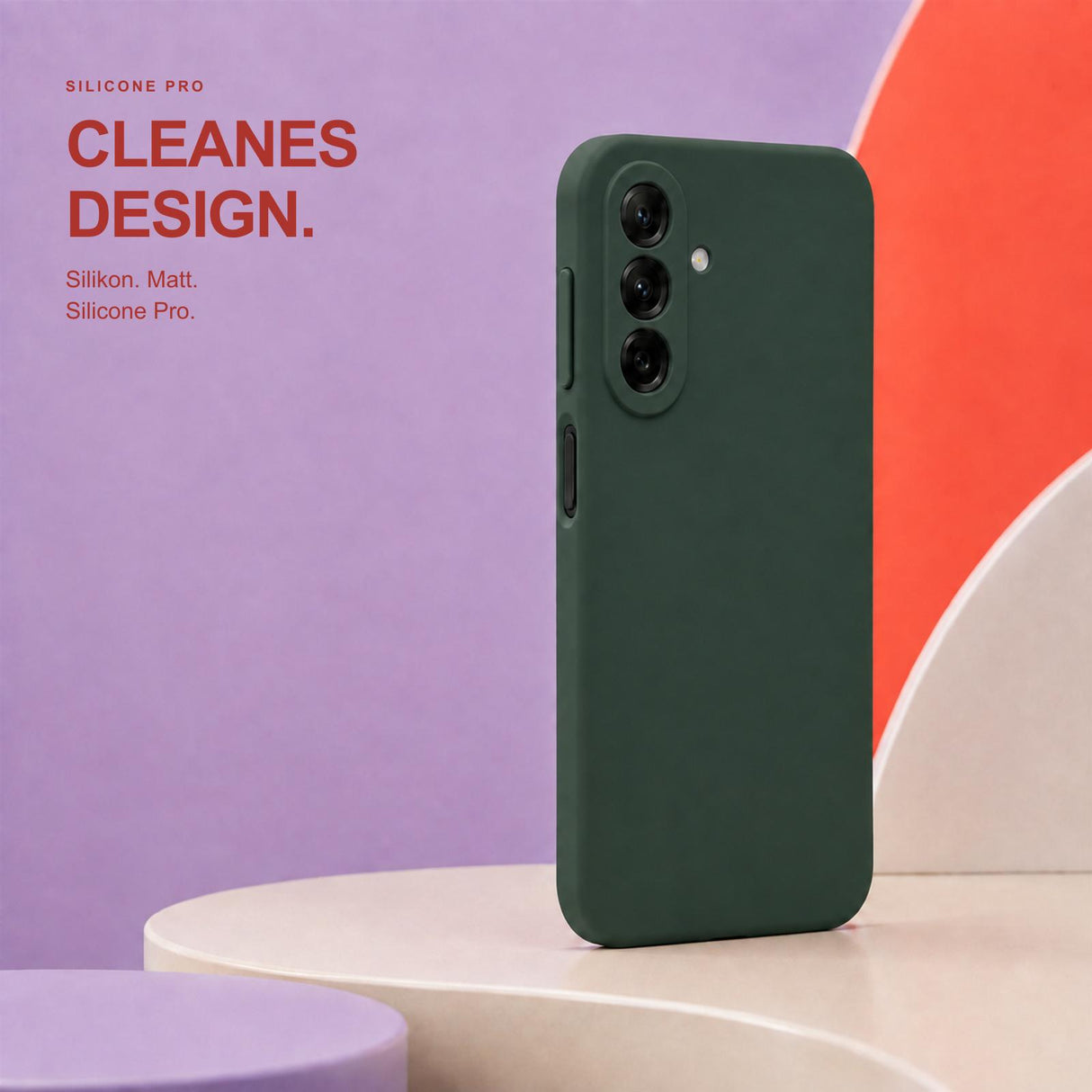 Samsung Galaxy A26 5G - Silikon Hülle Soft-Touch Tannengrün