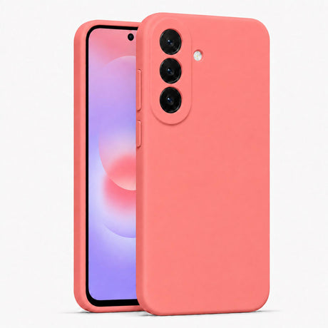 Samsung Galaxy A37 5G - Silikon Hülle Soft-Touch Korallenrot