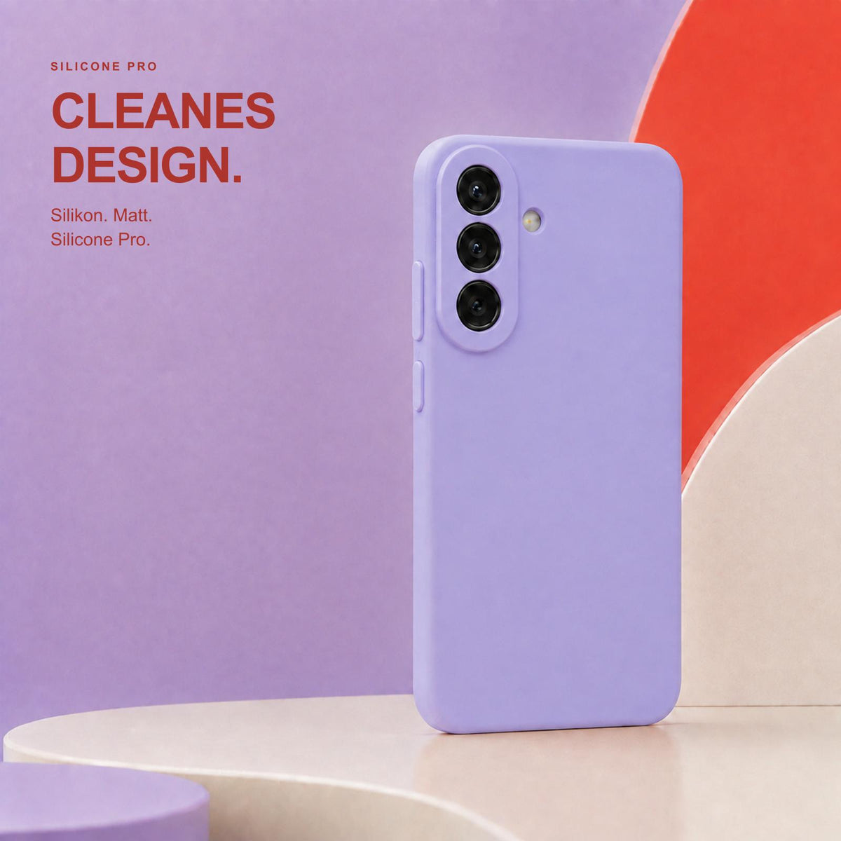 Samsung Galaxy A37 5G - Silikon Hülle Soft-Touch Lavendel