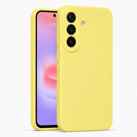 Samsung Galaxy A37 5G - Silikon Hülle Soft-Touch Zitronengelb