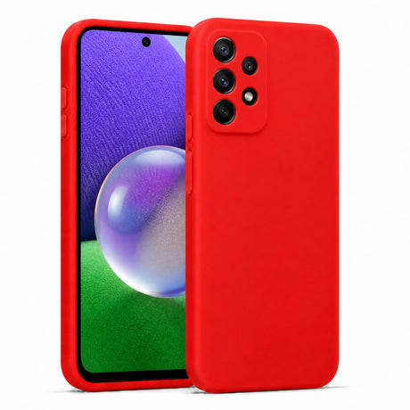 Samsung Galaxy A53 5G - Silikon Hülle Soft-Touch Rot