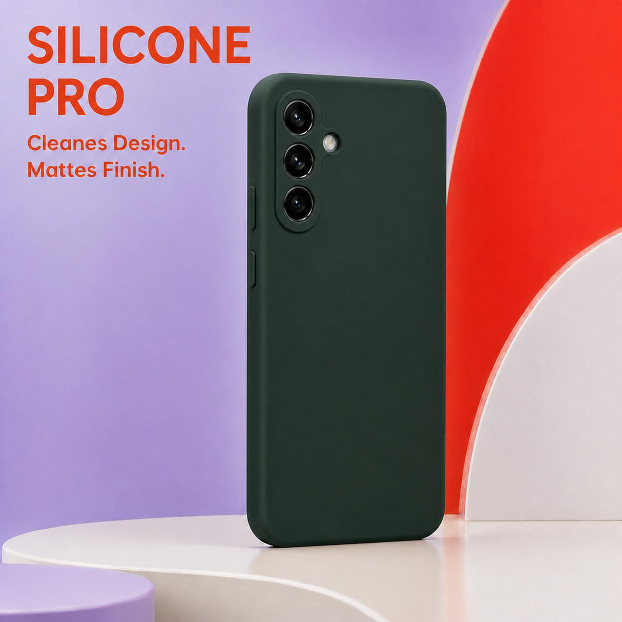 Samsung Galaxy A54 5G - Silikon Hülle Soft-Touch Tannengrün