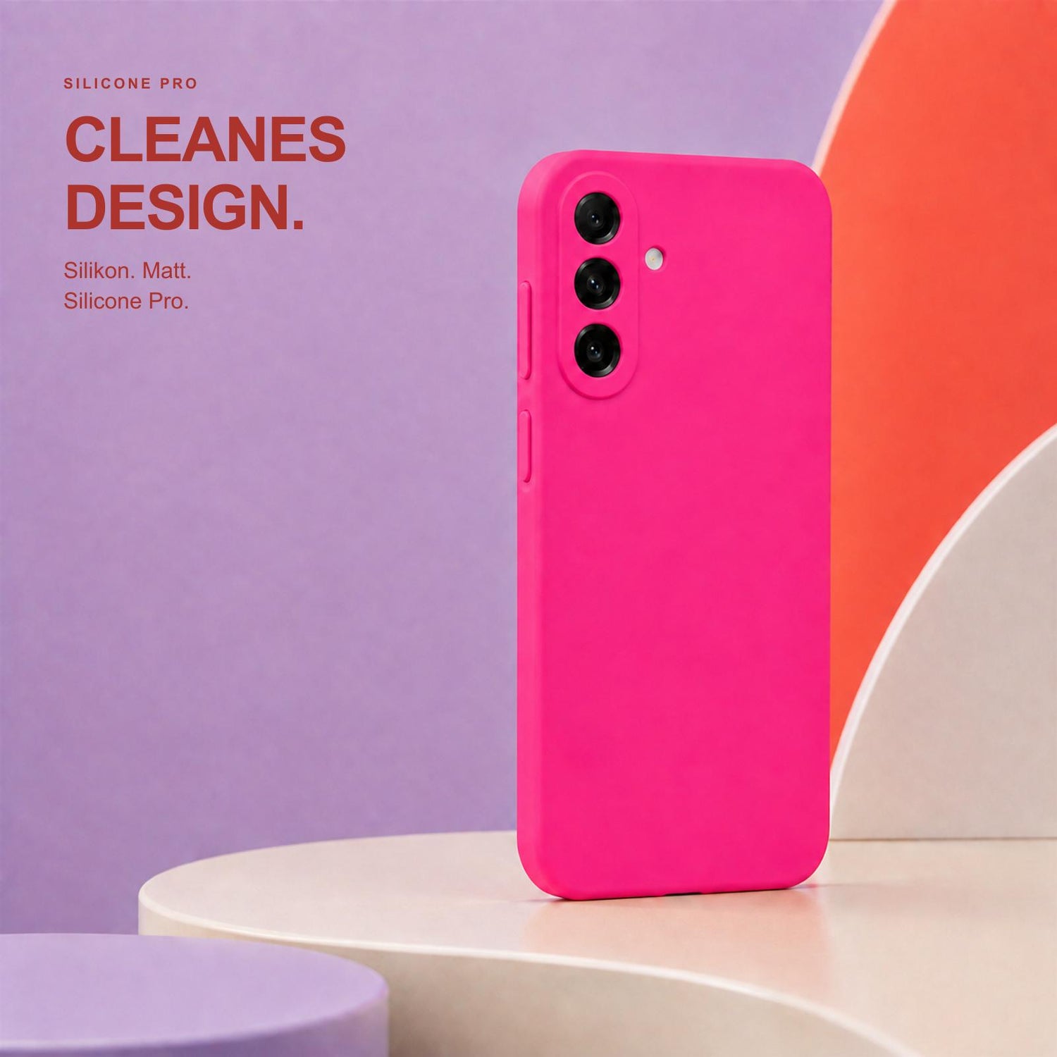 Samsung Galaxy A56 5G - Silikon Hülle Soft-Touch Magenta