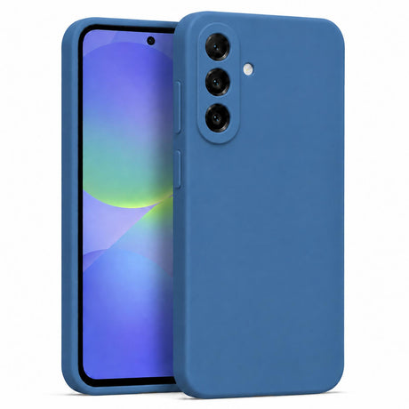 Samsung Galaxy A56 5G - Silikon Hülle Soft-Touch Marineblau