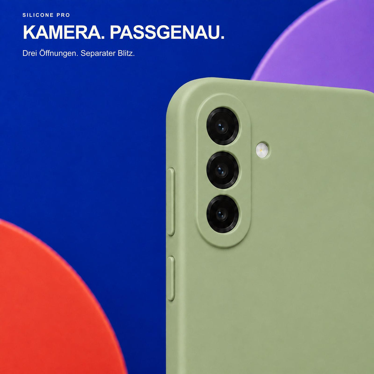 Samsung Galaxy A56 5G - Silikon Hülle Soft-Touch Salbeigrün
