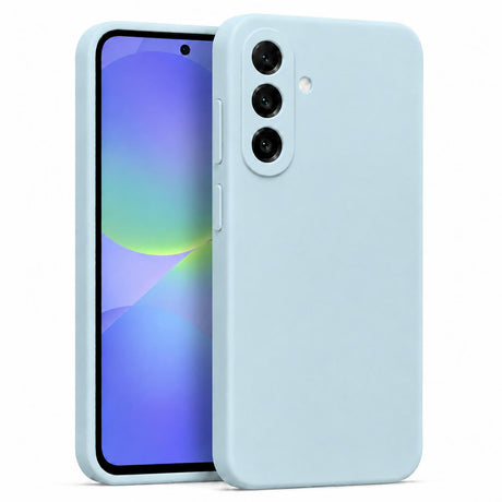 Samsung Galaxy A56 5G - Silikon Hülle Soft-Touch Wolkenblau