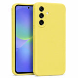 Samsung Galaxy A56 5G - Silikon Hülle Soft-Touch Zitronengelb