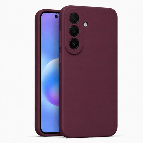 Samsung Galaxy A57 5G - Silikon Hülle Soft-Touch Bordeaux