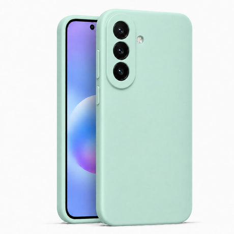 Samsung Galaxy A57 5G - Silikon Hülle Soft-Touch Himmelblau