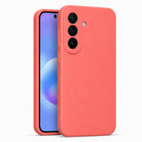 Samsung Galaxy A57 5G - Silikon Hülle Soft-Touch Korallenrot