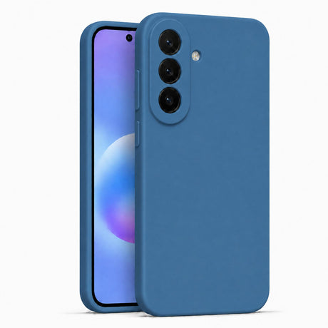 Samsung Galaxy A57 5G - Silikon Hülle Soft-Touch Marineblau