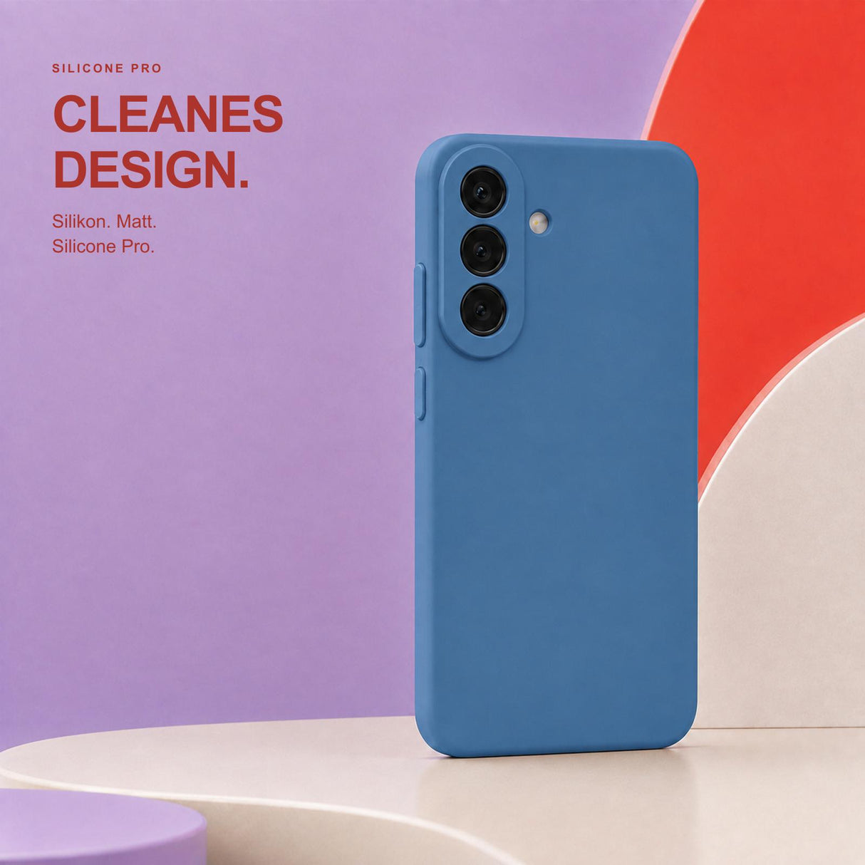 Samsung Galaxy A57 5G - Silikon Hülle Soft-Touch Marineblau
