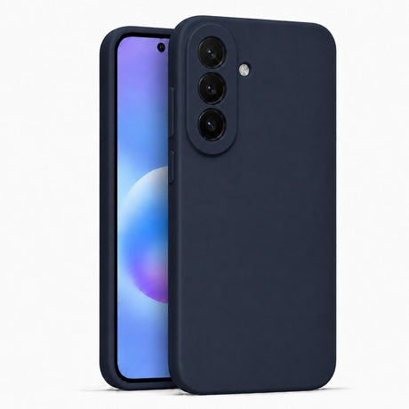 Samsung Galaxy A57 5G - Silikon Hülle Soft-Touch Mitternachtsblau