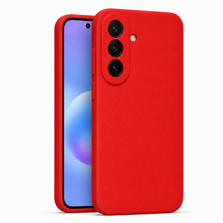 Samsung Galaxy A57 5G - Silikon Hülle Soft-Touch Rot
