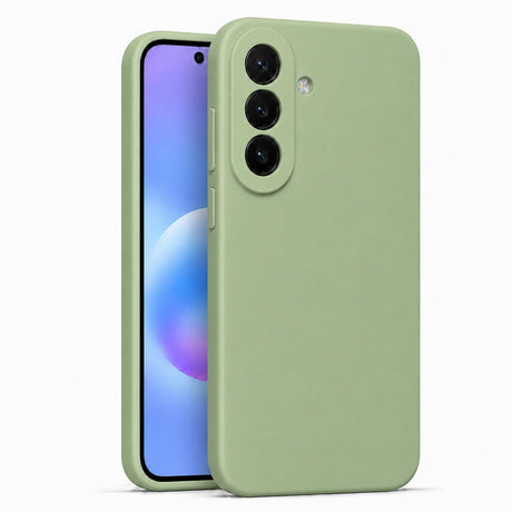 Samsung Galaxy A57 5G - Silikon Hülle Soft-Touch Salbeigrün