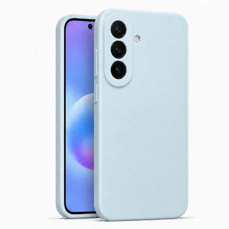 Samsung Galaxy A57 5G - Silikon Hülle Soft-Touch Wolkenblau