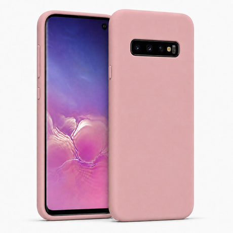 Samsung Galaxy S10 - Silikon Hülle Soft-Touch Altrosa