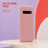 Samsung Galaxy S10 - Silikon Hülle Soft-Touch Altrosa
