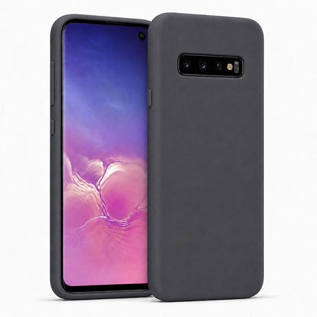 Samsung Galaxy S10 - Silikon Hülle Soft-Touch Anthrazit