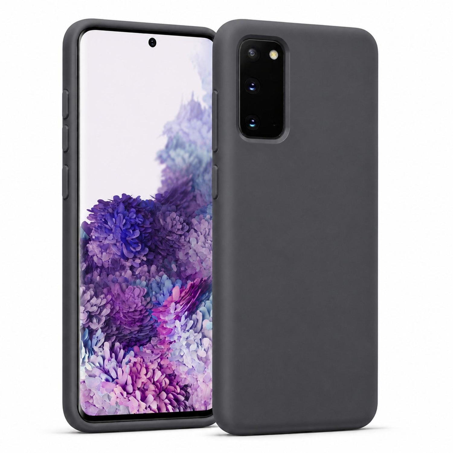 Samsung Galaxy S20 - Silikon Hülle Soft-Touch Anthrazit