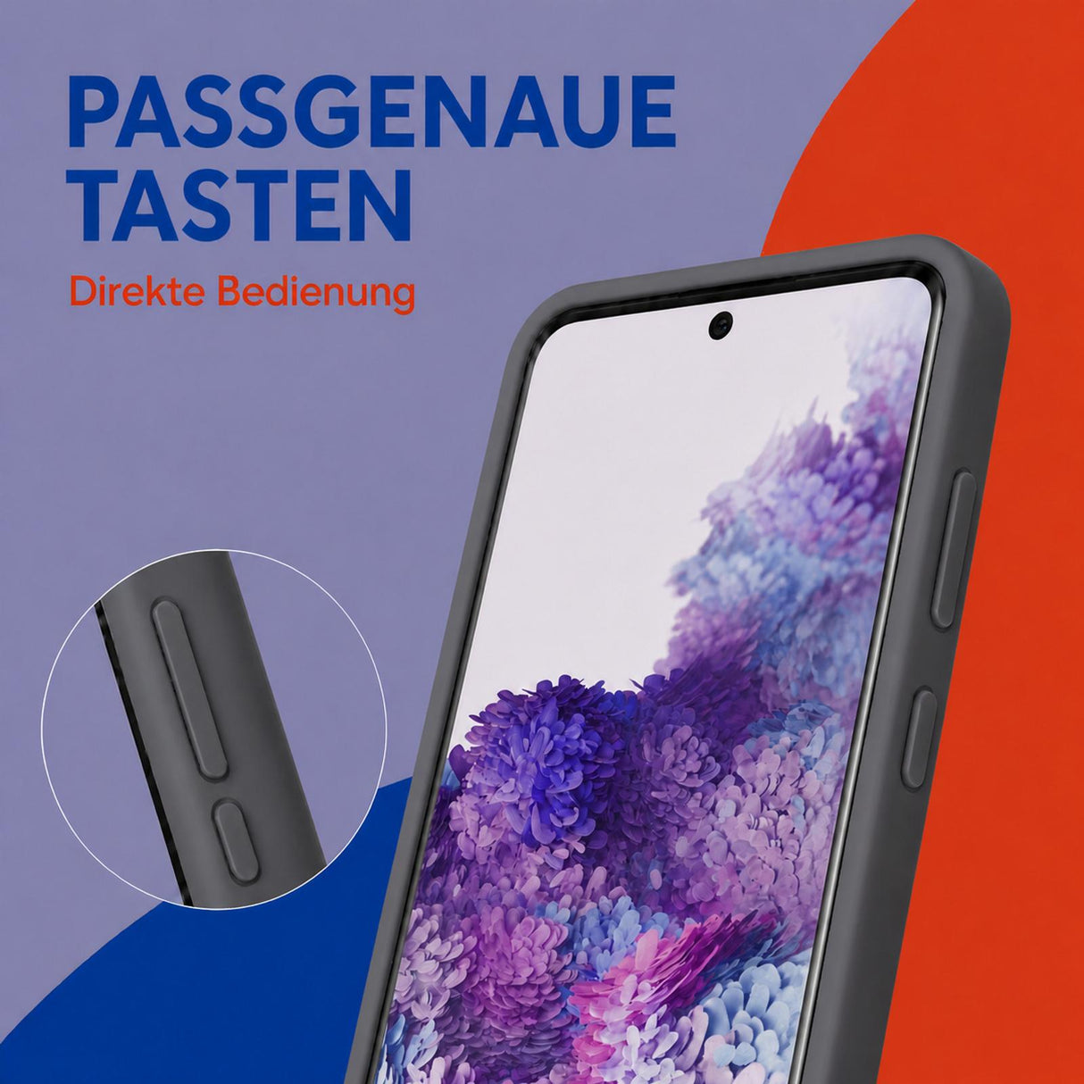 Samsung Galaxy S20 - Silikon Hülle Soft-Touch Anthrazit