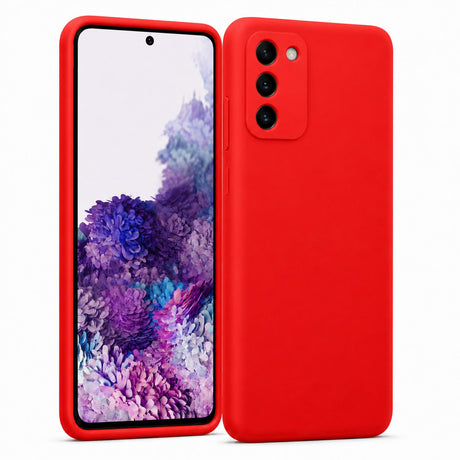 Samsung Galaxy S20 FE - Silikon Hülle Soft-Touch Rot