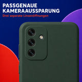 Samsung Galaxy S20 FE - Silikon Hülle Soft-Touch Tannengrün