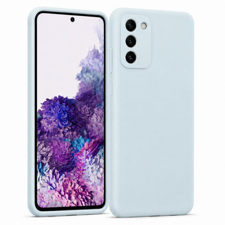 Samsung Galaxy S20 FE - Silikon Hülle Soft-Touch Wolkenblau