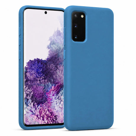 Samsung Galaxy S20 - Silikon Hülle Soft-Touch Marineblau