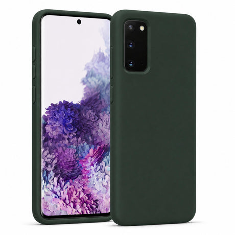 Samsung Galaxy S20 - Silikon Hülle Soft-Touch Tannengrün