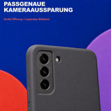 Samsung Galaxy S21 - Silikon Hülle Soft-Touch Anthrazit