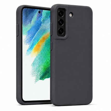 Samsung Galaxy S21 FE - Silikon Hülle Soft-Touch Anthrazit