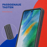 Samsung Galaxy S21 FE - Silikon Hülle Soft-Touch Anthrazit