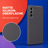 Samsung Galaxy S21+ - Silikon Hülle Soft-Touch Anthrazit