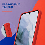 Samsung Galaxy S21+ - Silikon Hülle Soft-Touch Rot