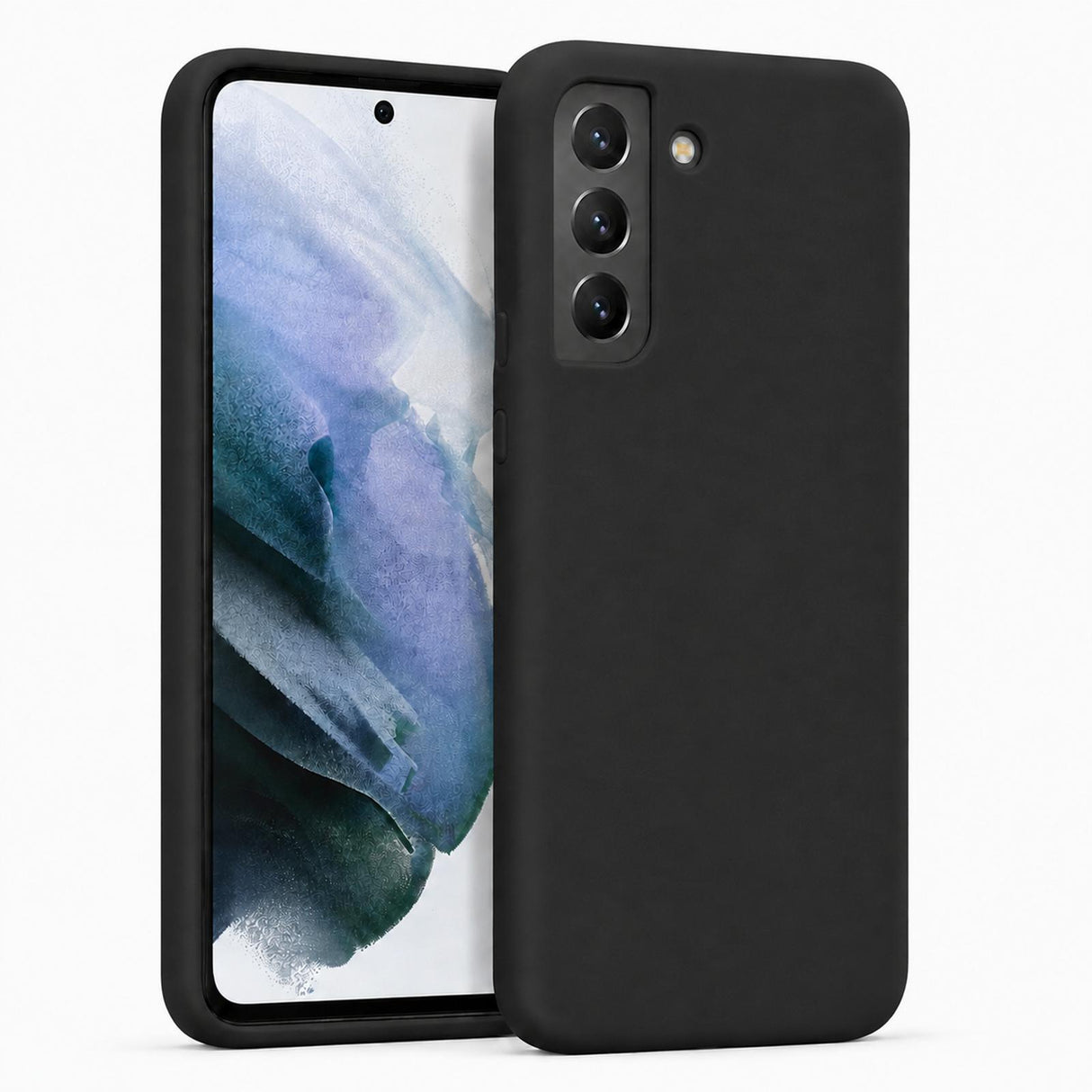 Samsung Galaxy S21+ - Silikon Hülle Soft-Touch Schwarz
