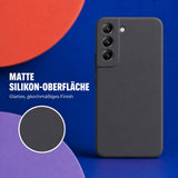 Samsung Galaxy S22 - Silikon Hülle Soft-Touch Anthrazit
