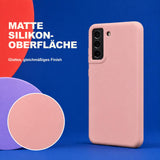 Samsung Galaxy S22+ - Silikon Hülle Soft-Touch Altrosa