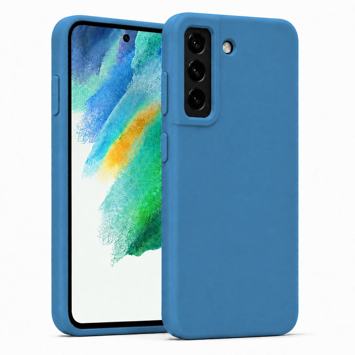 Samsung Galaxy S22+ - Silikon Hülle Soft-Touch Marineblau