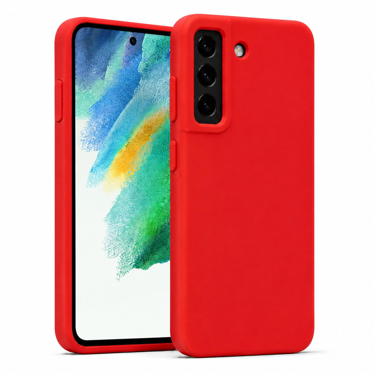 Samsung Galaxy S22+ - Silikon Hülle Soft-Touch Rot