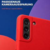 Samsung Galaxy S22+ - Silikon Hülle Soft-Touch Rot