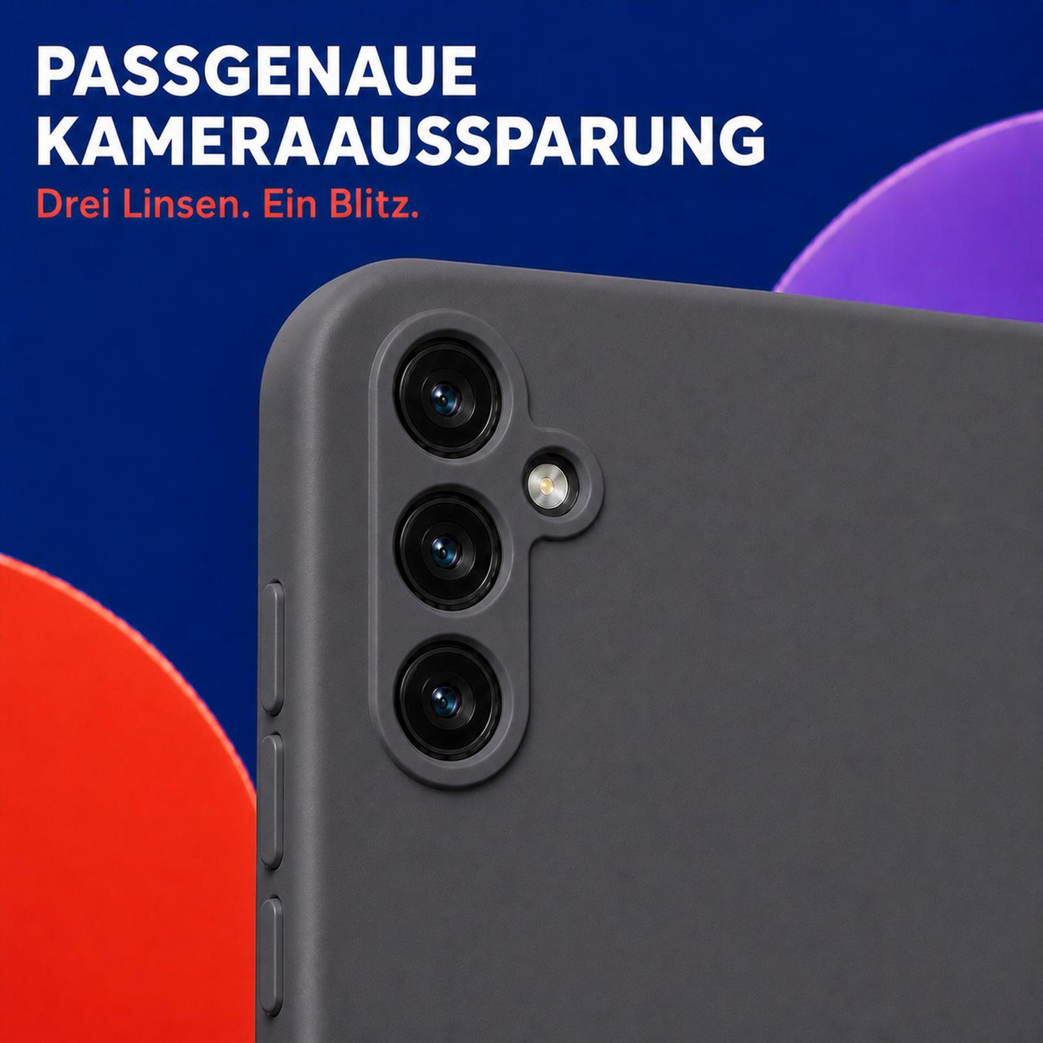 Samsung Galaxy S23 FE - Silikon Hülle Soft-Touch Anthrazit